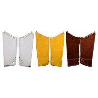 hk❡▼  60cm Welding Sleeves Resistant Arm Protection Artificial Leather with Elastic Cuff Welder Supplies