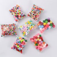 Pompom 8/10/15/20/25/30mm Mini Fluffy Soft Pom Poms Pompoms Ball Furball Handmade for DIY Crafts Home Decor Sewing Supplies