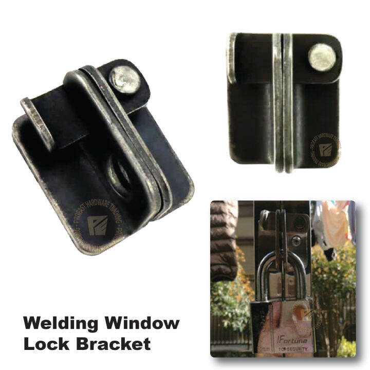 Window/Gate Padlock Welding Lock Bracket (Left & Right) Lazada