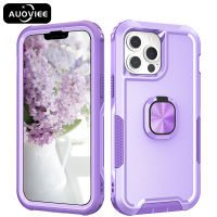 AUOVIEE เคสโทรศัพท์ผิวขรุขระเกราะสีลูกอมสำหรับ iPhone 14 13 12 11 Pro Max XR XS Max X 7 8Plus 13 Pro Max 14 Plus ฝาหลังยึดแหวนกันกระแทก