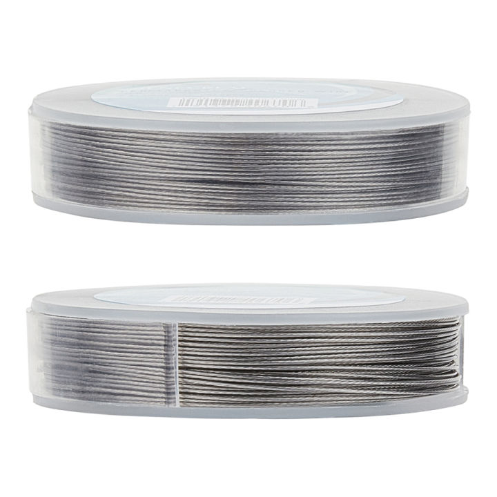 100m Tiger Tail 0.45mm, Silver Beading Wire for Handmade Jewelry