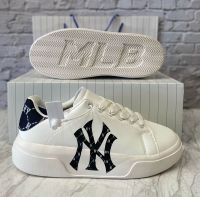 ?รองเท้าMLB_CHUNKY HEEL DIA MONOGRAM✅งานแท้ รับประกัน รองเท้าผ้าใบ รองเท้าหนัง รองเท้าแฟชั่น รองเท้าลำลอง