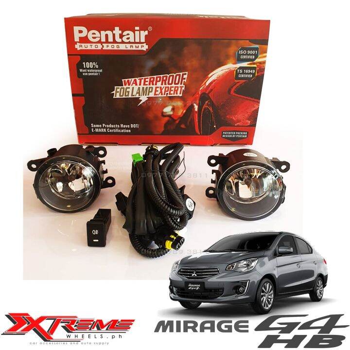 MITSUBISHI MIRAGE G4 20132021 NEW VERSION Glass Pentair OEM Fog light assembly foglight