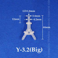 ตัวต่อตัวที2.4-6.4มม. Y-Type PP ท่อพลาสติกอะแดปเตอร์ตู้ปลาตู้ปลาปั๊มลมตัวเชื่อมสายต่อโทรทัศน์ของสายยาง