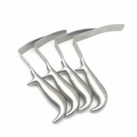 Retractor เต้านมโดยไม่ต้องคู่มือแสงเครื่องสำอางดึงตะขอ L รูปร่างสแตนเลสเครื่องมือผ่าตัดพลาสติกทางการแพทย์