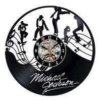 Vintage Vinyl Record Wall Clock Modern Design Music King Michael Jackson Vinyl Clocks Wall Watch Home Decor Gifts for Fan