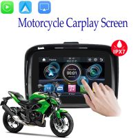 5 Inch Portable GPS Navigation Motorcycle Waterproof Display Moto Wireless Apple Carplay Android Auto IPS Screen IPX7 Adhesives  Tape