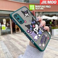 JIUMOO เคสปลอกสำหรับ Samsung Galaxy S20 S20บวก S20พิเศษลายการ์ตูนน่ารัก Kuromi บางขอบสี่เหลี่ยมด้านข้างดีไซน์ใหม่กันกระแทกมีน้ำค้างแข็งโปร่งใสแข็งเคสมือถือปลอกซิลิโคนคลุมทั้งหมดเคสป้องกันกล้องแบบอ่อน