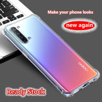 เคสฝาหลังซิลิโคนใสแบบบางใสสำหรับ Oppo Reno3 5G เคสเคสไอโฟนใส่แอร์เจลลี่ยางป้องกันบางยืดหยุ่นได้สำหรับ Oppo