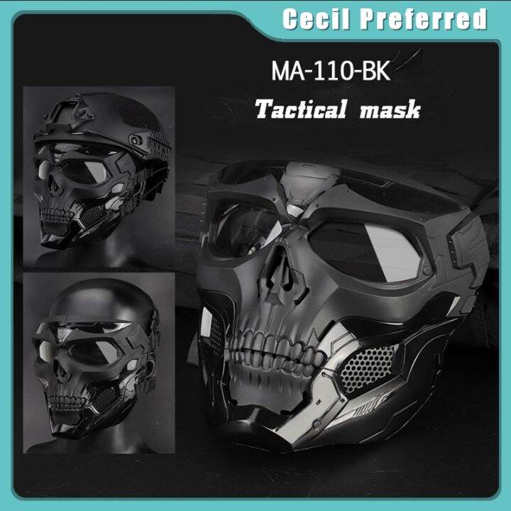 Outdoor Antifog Airsoft Mask Protective Gear Full Face Mask Helmet