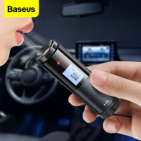 Baseus Alcohol Tester Professional Breathalyzer พร้อมจอแสดงผล LED แบบพกพา USB ชาร์จแอลกอฮอล์ในลมหายใจ Tester