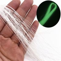 30cm Luminous Glow Ultra Violet Fluorescent Fly Fishing Thread Strand String Line Tying DIY Material Assist Hooks Flies