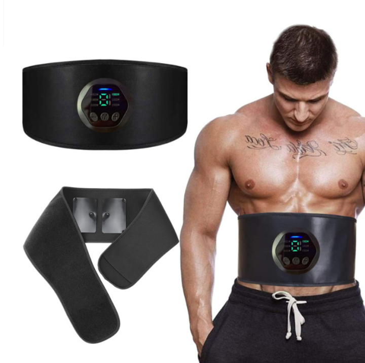 EMS Wireless Abdominal Trainer Electric Thigh Hip Muscle Stimulator