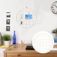 Wall Grid Photo Display Panel Wire Hanging Mesh Picture Heart Rack Holder Metal Black Frame Iron Memo Boards Panels Mount Net