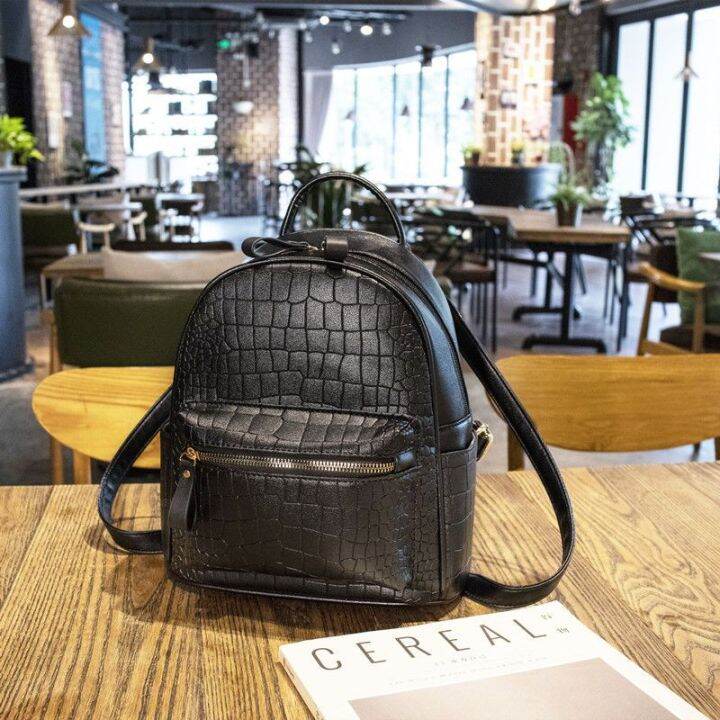 Hong Kong DF Backpack Women's 2023 New Fashion Korean casual leather