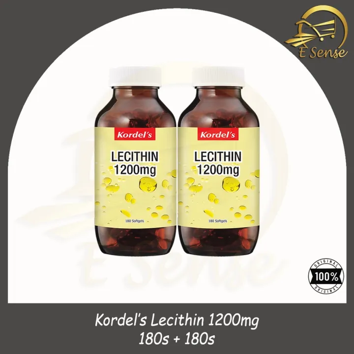 [E SENSE] Kordel’s Lecithin 1200mg 180s x 2/180s/90s Lazada