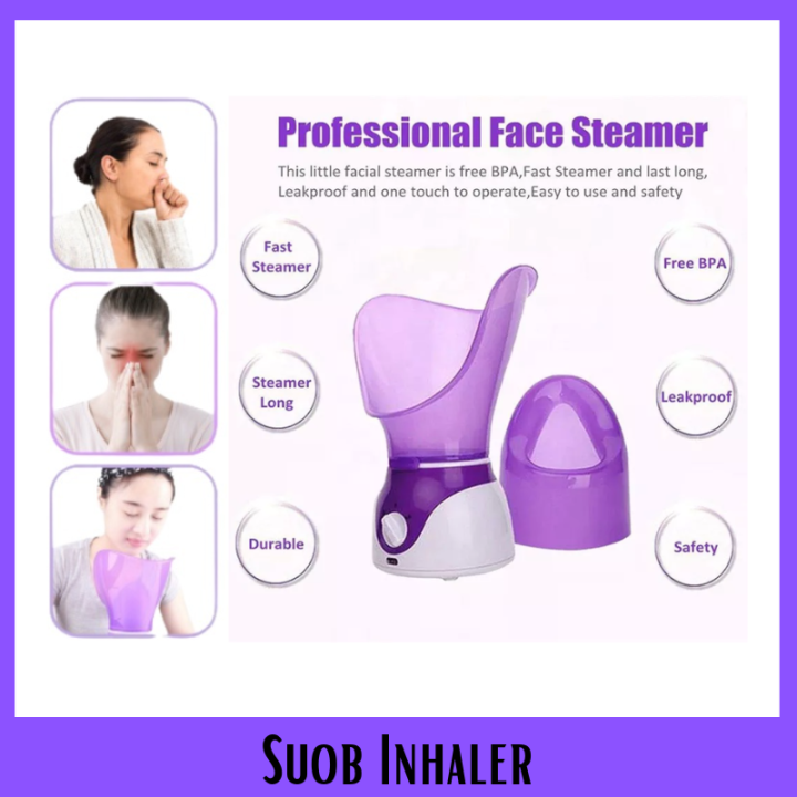 2 in 1 Steam Inhaler for Suob/Tuob and Facial Steamer For Open Pore