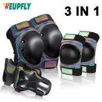 【hot】！ Adult/Kids/Youth Knee Elbow Wrist Guards Sport for  Skateboard SkatesSkatingScooterCycling