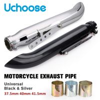 Universal Motorcycle Exhaust Muffler Pipe Tip Retro Vintage Rear Pipe Tube Exhause For ADNOH AHAMAY IKUZUS Novel Stylish