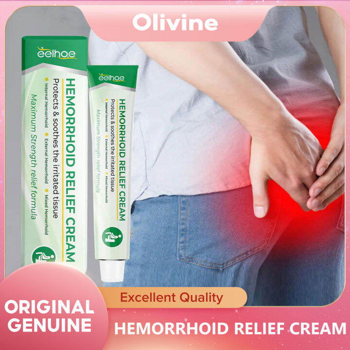 EELHOE Herbal Hemorrhoids Ointment Relief Fissure Pain itching swelling