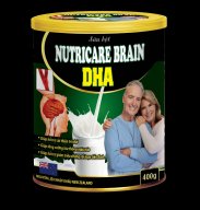 Sữa Bột Nutricare Brain DHA- Giúp Bổ Não, Cải Thiện Trí Nhớ, Tăng Cường Lưu Thông Máu Não, Giảm Rối Loạn Tiền Đình- Hộp 400g thumbnail