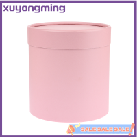 Xuyongming กล่องของขวัญกระดาษแข็งทรงกลมสำหรับงานแต่งงานของตกแต่งบรรจุภัณฑ์รูปดอกกุหลาบอุปกรณ์ของขวัญวันวาเลนไทน์กล่องดอกไม้