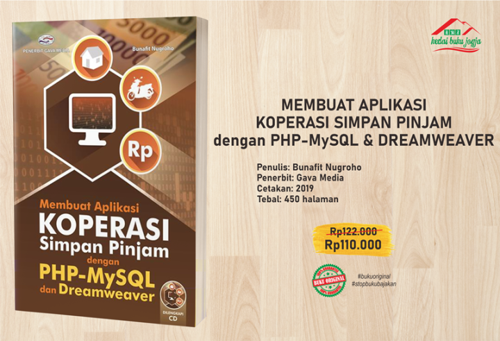 Buku Membuat Aplikasi Koperasi Simpan Pinjam Dg Php Mysql And Dreamweaver Cd Lazada Indonesia 7822