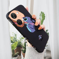 เคสโทรศัพท์สำหรับ OnePlus Nord 3 5G เคสโทรศัพท์ดีไซน์ด้านข้างลายการ์ตูนตะกละปลอกซิลิโคนน้ำลายขอบสี่เหลี่ยมเคสกล้องคลุมทั้งหมด