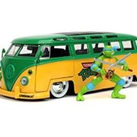 JADA 1/24 Teenage Mutant Ninja Turtles Volkswagen T1 with Alloy Teenage Turtles doll very classic