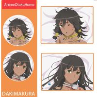 Anime DanMachi Tiona Hiryute Tiona Hiryute โยนปลอกหมอน Otaku Bedding Dakimakura ปลอกหมอนของขวัญ