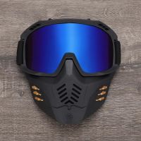 Spot free fox mask cross-country motorcycle goggles helmet goggles cycling facial mask protective equipment