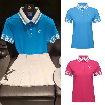 Callaway1 FootJoy PEARLY GATES  XXIO G4 W.ANGLE♚☏  New summer golf clothing ladies all-match casual quick-drying breathable sports slim fit short-sleeved T-shirt