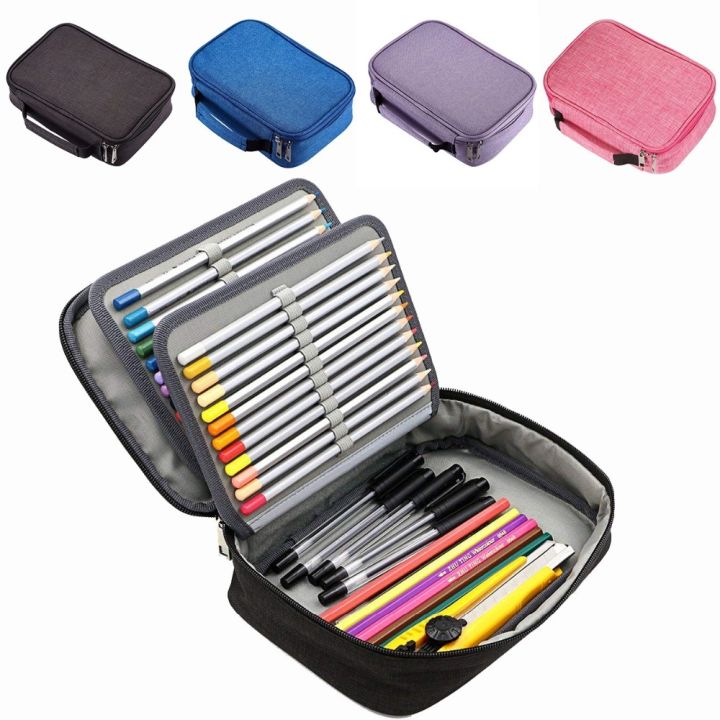 72-holes-pencil-case-for-school-pen-box-cute-bee-cartridge-kawaii-girl-boy-monkey-big-pencilcase-korean-penal-bag-stationery-kit