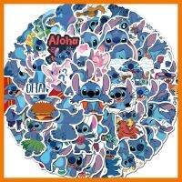 สินค้าขายดี!!! การ์ตูน สติช Stitch สติกเกอร์กันน้ำรูปแบบที่แตกต่างกัน, 50 ชิ้น ของเล่น โมเดล โมเดลรถ ของเล่น ของขวัญ ของสะสม รถ หุ่นยนต์ ตุ๊กตา โมเดลนักฟุตบอล ฟิกเกอร์ Model