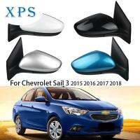 ชุดกระจกมองหลังกระจกด้านข้างรถ Xps สำหรับ Chevrolet Sail 3 2015 2016 2017 2018อุปกรณ์ตกแต่งรถยนต์พับได้