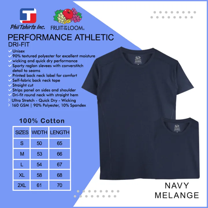Fruit of the loom dri fit shirts Clearance