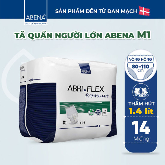 Thấm hút 2400ml tã quần người lớn, người già, sau sinh abena abri flex - ảnh sản phẩm 1