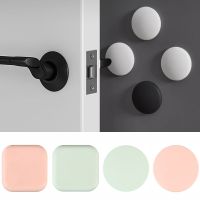 【LZ】 1PCS Nordic Silicone Self Adhesive Door Stopper Wall Protectors Door Handle Bumpers Buffer Guard Stoppers Silencer Crash Pad