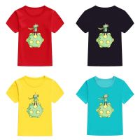 เสื้อยืดเด็กลาย Katamari Damacy Reroll The Prince Le Petit Prince Le Prince เสื้อยืดแขนลำลองขาสั้นทรงหลวมเสื้อยืดวัยรุ่น