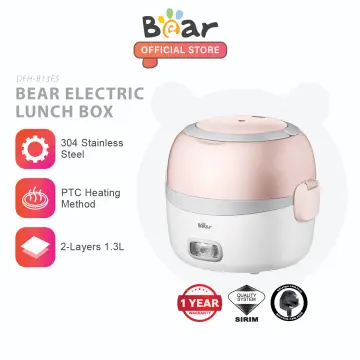 Cook and Steam Anywhere with Lunch Box 1.3L - Bear Malaysia