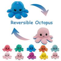 HDY 20cmตุ๊กตาปลาหมึก ตุ๊กตาปลาหมึกเปลี่ยนหน้า ตุ๊กตา Reversible Octopus Plush Doll ปลาหมึกเปลี่ยนหน้า ตุ๊กตาน่ารัก ของเล่นปลาหมึก