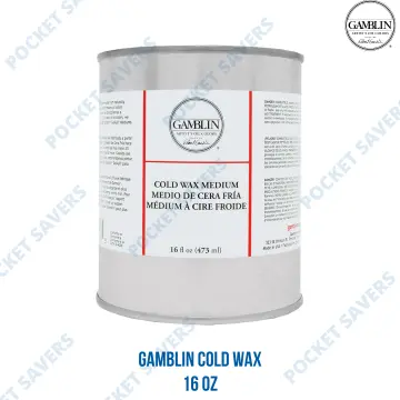 Art Hub - GAMBLIN Cold Wax Oil Medium 4 oz (White, Beeswax, Matte, Paint,  Varnish)