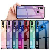 BKKONLINE Case huawei Y9 Prime 2019 เต็มร่างกายกระจกไล่โทนสีชั้นกรณียากสำหรับ huawei Y9 Prime 360 องศาป้องกันการล่มสลายป้องกันโทรศัพท์ครอบคลุมกรณีเชลล์