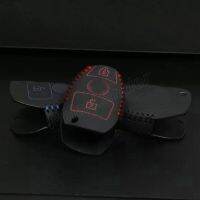 ○ Only Red hot sale factoty price car key case fit for BENZ car key case sewing Hand car styling genuine quality leather