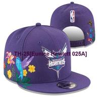 ♈▧ Eunice Hewlett 025A The charlotte Hornets Hat baseball cap Hornets Hat walker new three-dimensional embroidery Hat flat Hat