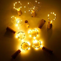 ขวดไวน์ Cork String Light งานแต่งงาน Christmas PARTY Decor 10pcs จุกขวดสำหรับแก้วหัตถกรรม LED Fairy โคมไฟสำเนาต่อโคมไฟ