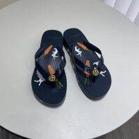 [fast delivery] Original 2023 Summer New Womens Poe Heel NewTO~RY~BU Herringbone Flip Flop Shoal Holiday Essential