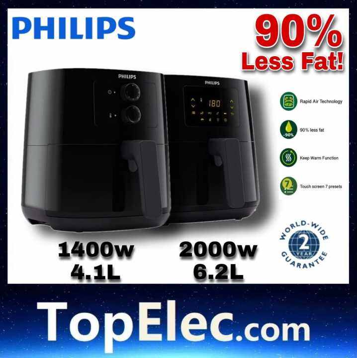 Philips Air Fryer XL ( HD9270/91 /1.2KG / 6.2L ) / (HD9200/91 /0.8kg