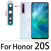 กระจกกล้องถ่ายรูปด้านหลังสำหรับ Huawei Honor 20S 20i 30S 10 Pro Lite 10x V30ตัวเรือนฝาหลังพร้อมเลนส์กล้องถ่ายรูป