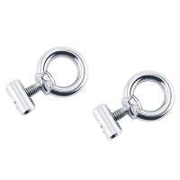 2PCS Slide Rail Track Ring Screw Nut M4 Lifting Eye Nut Fastener Front Tent Stopper Track Mount Caravan Camper Awning